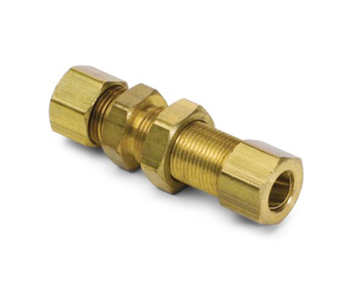 74# Brass Bulkhead Union Compression Acessos