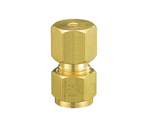 1/4 de compressão NPT conector masculino duplo