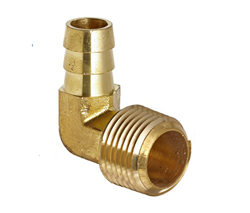 129 Hose Barb 90 ° Cotovelo para cachimbo masculino